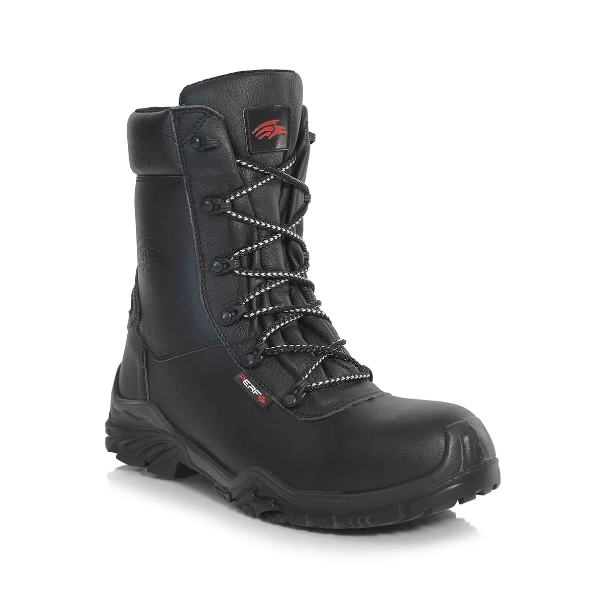 Perf Platform Lightweight Side Zip Combat Boot — Black